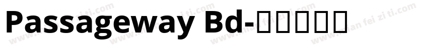 Passageway Bd字体转换